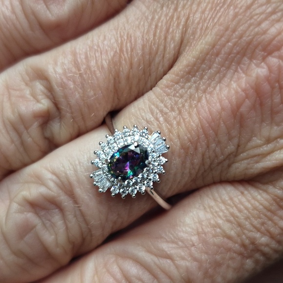 STERLING SILVER MYSTIC TOPAZ - Picture 2 of 4